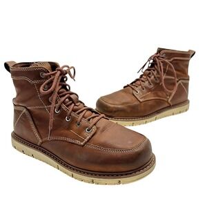 Keen San Jose 6" Brown Leather Utility Soft Toe Mens Boots Mens 8.5 EE